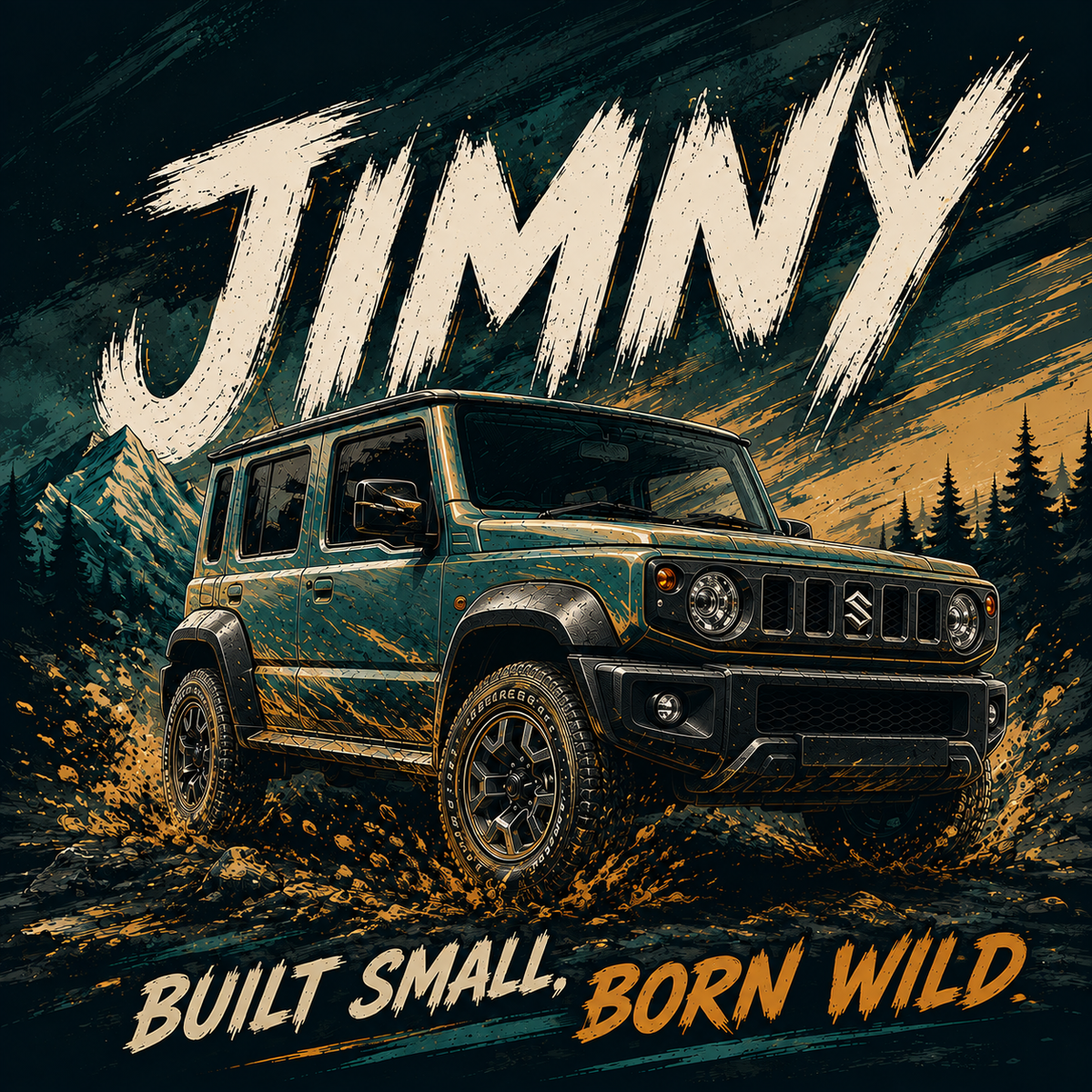 JIMNY - BORN WILD Tee