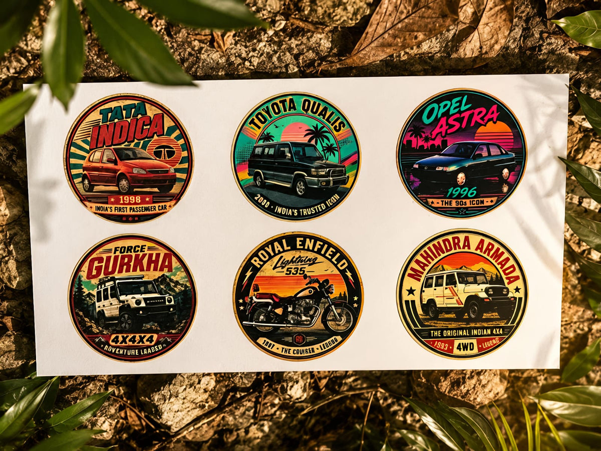 Retro Motor Icons