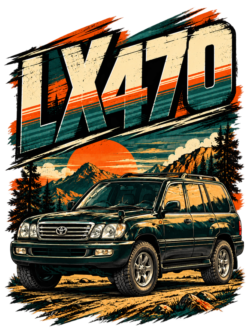 LX 470 - THE KING Tee