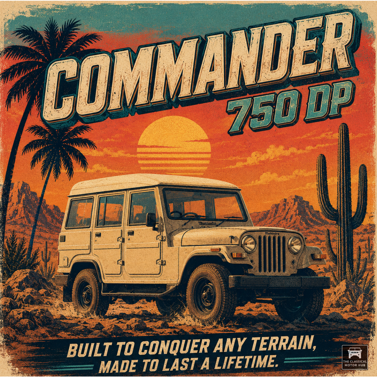 COMMANDER — BUILT TO CONQUER Tee