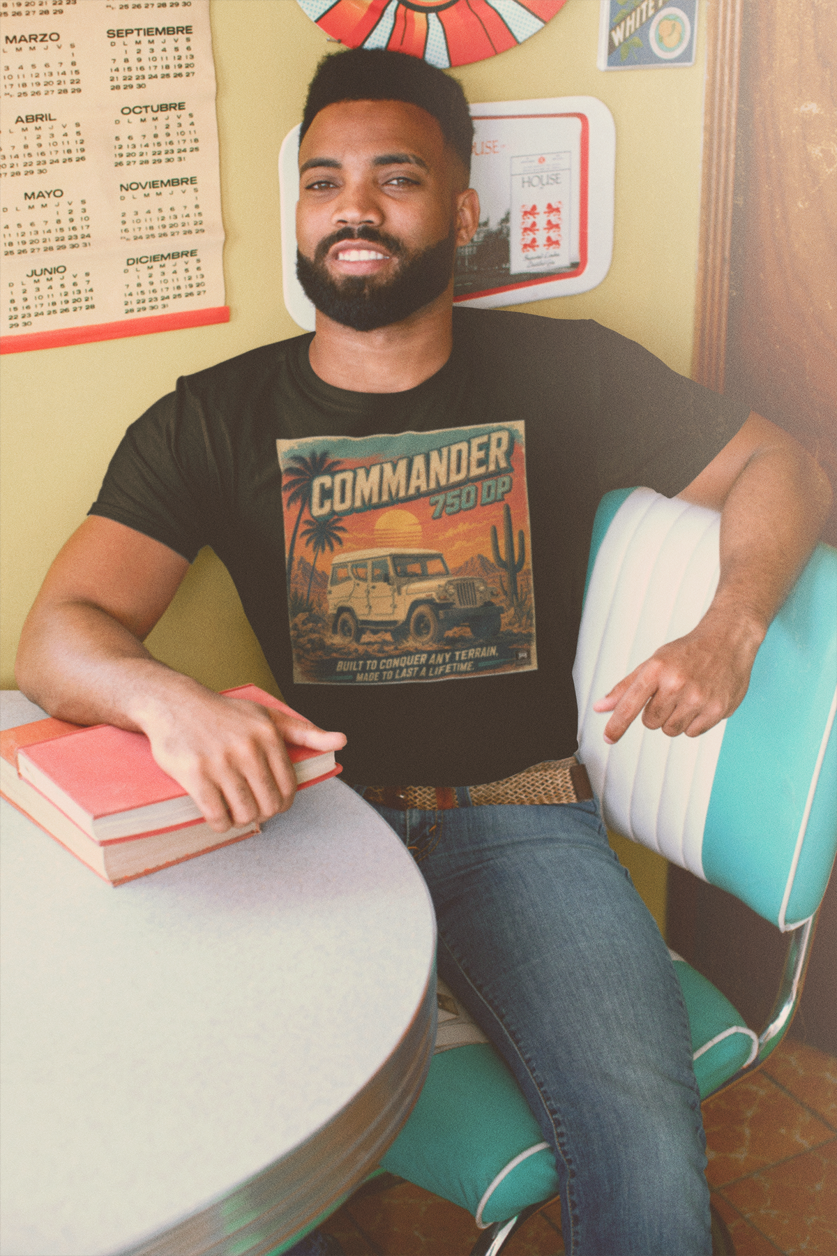 COMMANDER — BUILT TO CONQUER Tee