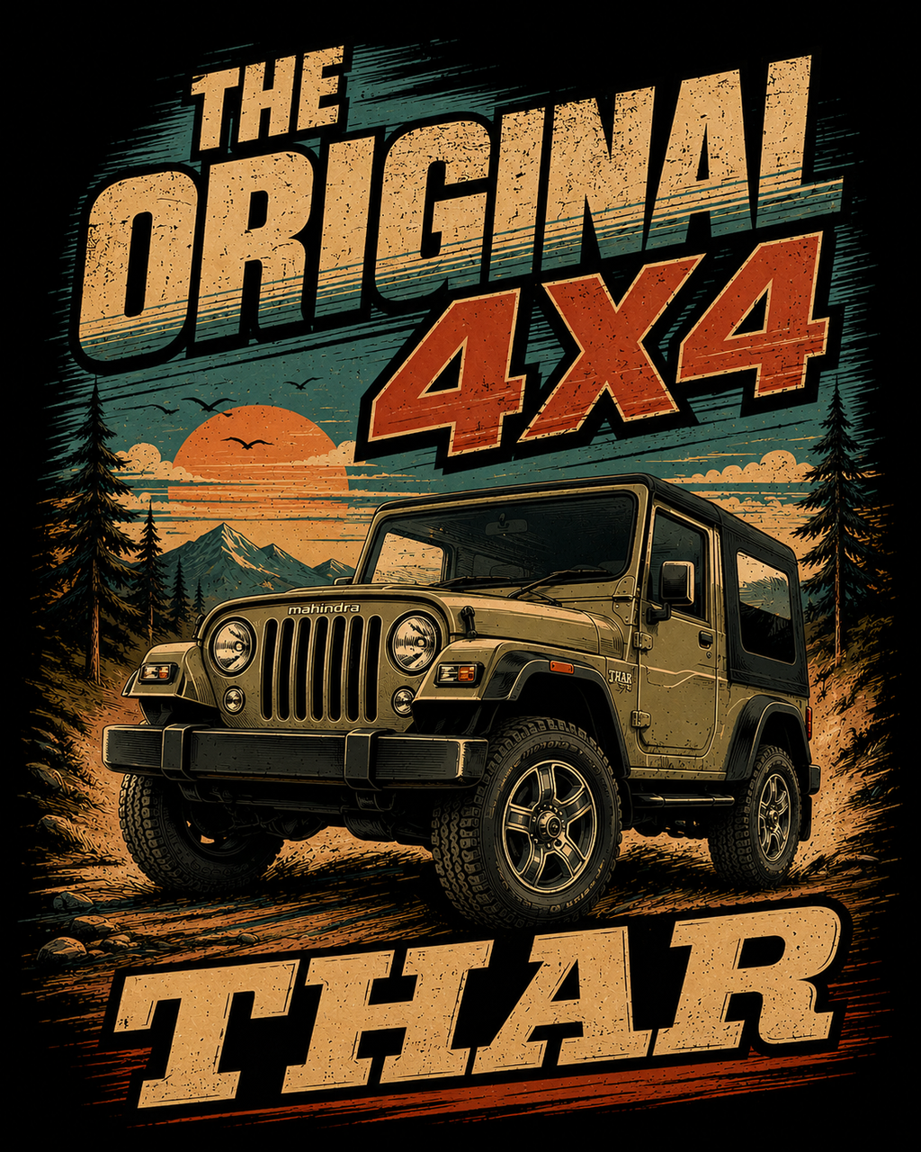 THAR 4X4 Tee